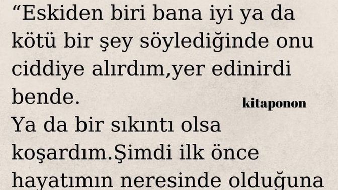 Zaman, sizde neleri değiştirdi?