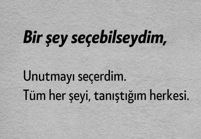 Hafızanızın tamamen silinmesini ve hayata sıfırdan başlamayı ister miydiniz?