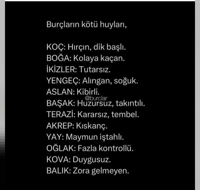 Sizin kötü/sevmediğiniz huyunuz nedir?