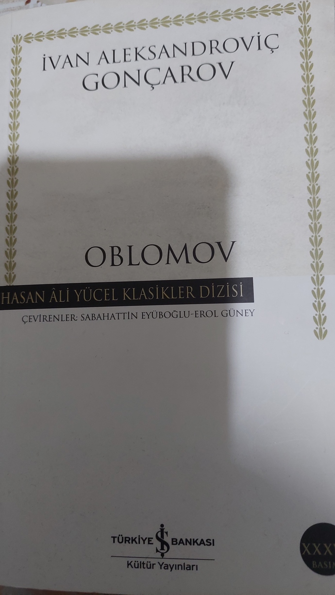 Oblomov kitabını okudunuz mu?