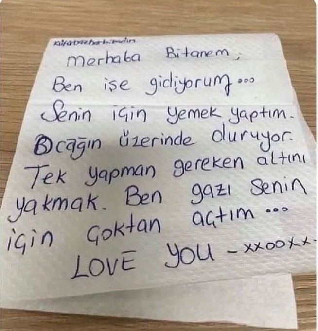 Kaldımi böyle düşünceli eşler?
