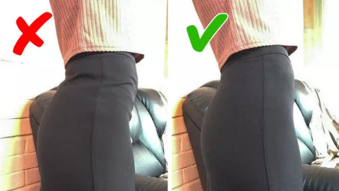 Tayt altında çamaşır izi kötü bir görüntü mü?