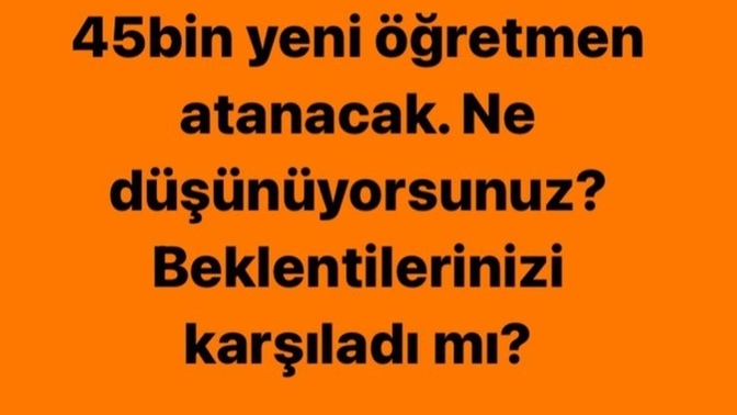 Öğretmen ataması sayıları sizce nasıl?