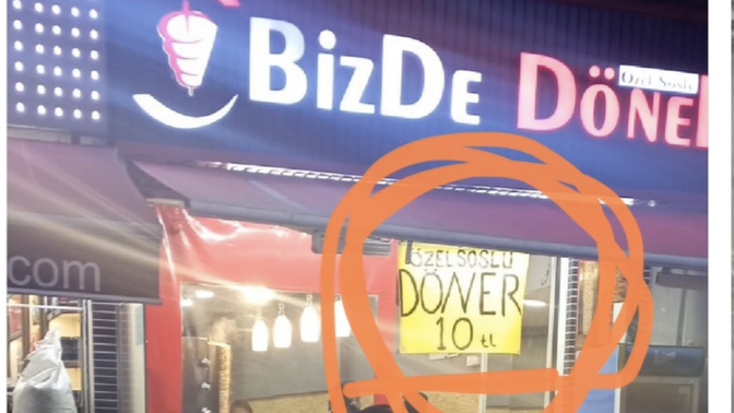 10 liraya tavuk döner yer misiniz😅?