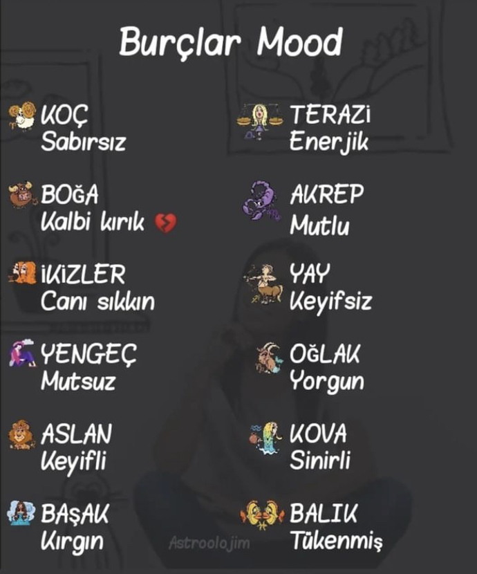 Burcunuzun modu nedir?
