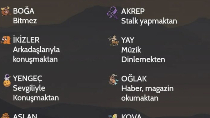 Burçların telefonlarının şarjı neden biter?