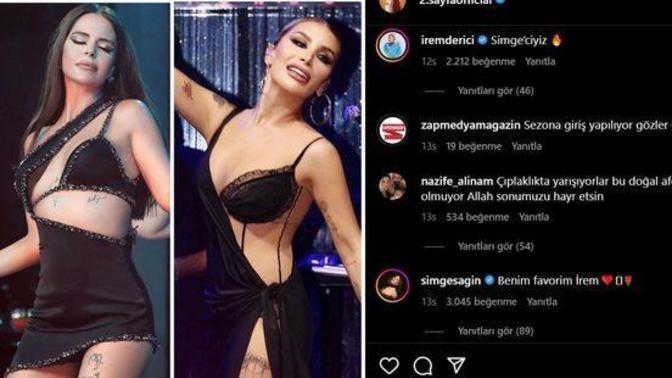 Simge Sağın ve İrem Derici iddialı tarzlarıyla dikkat çekti! En iddialı kim?