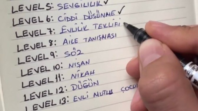 İlişkinizde kaçıncı seviyeye kadar gelmeyi başardınız?
