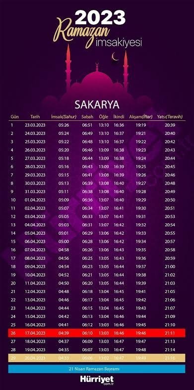 Nerdeee eski Ramazanlar! 🥁 Ramazan imsakiyeniz hazır mı KScanlar?