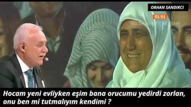 Biri size orucunuzu yedirebilir mi? Diyelim ki yedirdi bu orucu kim tutacak?