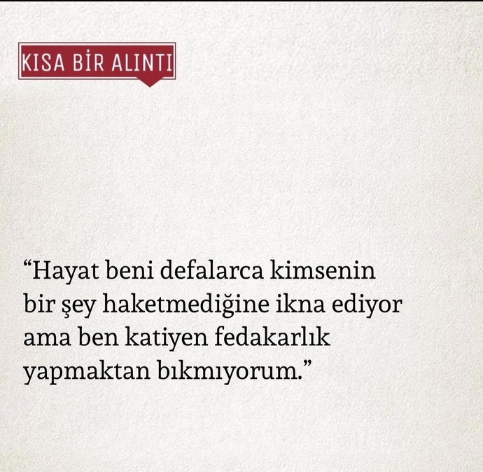 Sürekli fedakarlık yapar mısınız?