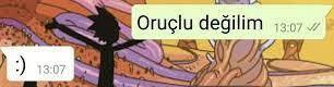 Oruçlu musunuz?