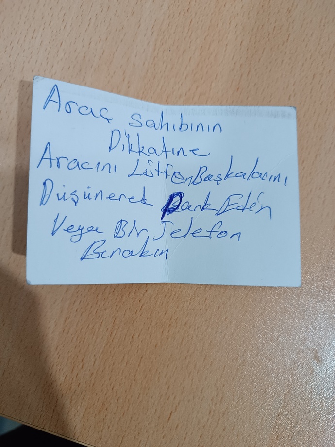 Bu adam neden bana böyle bir not yazmış 🤔?