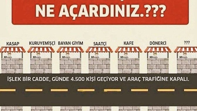7 numaralı dükkan sahibi siz olsaydınız ne açardınız?