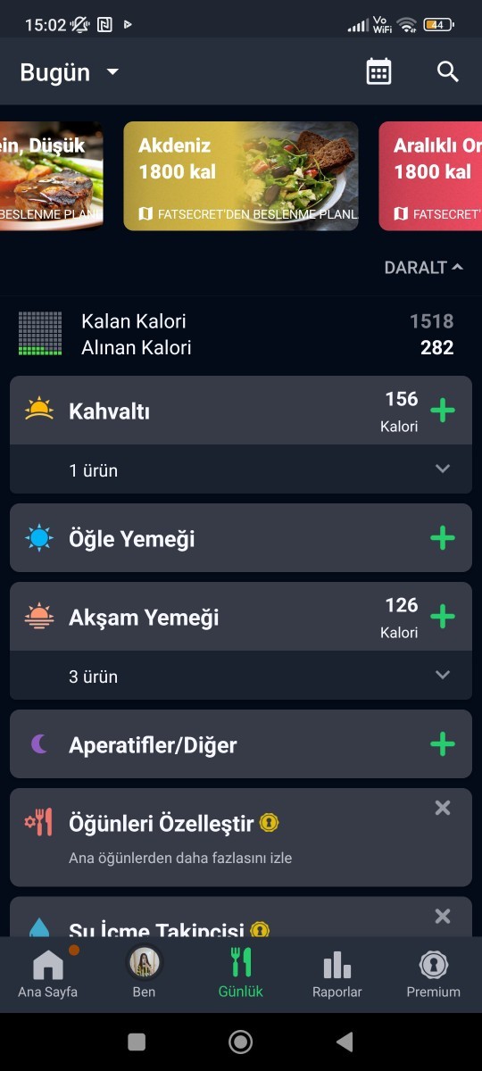 Az mı yemişim? Yediklerim yetersiz mi?