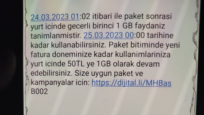 Böylr bir mesaj geldi kaç TL girmiş oldu?