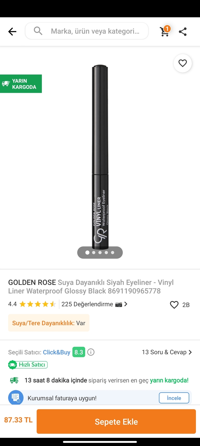 Ucu kurumayan eyeliner önerebilir misiniz?