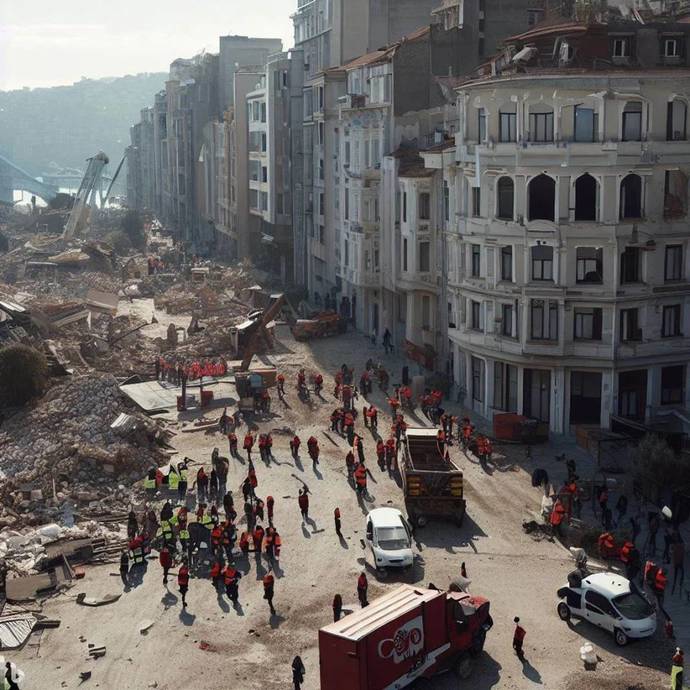 Yapay zeka, beklenen İstanbul depremini portreledi. Deprem sonrası durum böyle mi olacak sizce?