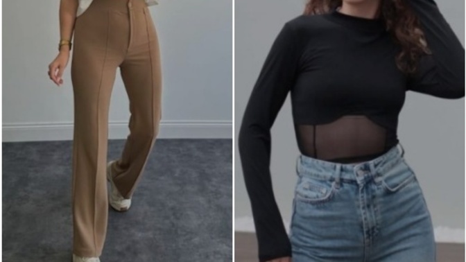 Bu crop ve pantolon ikisi nasıl olur sizce?