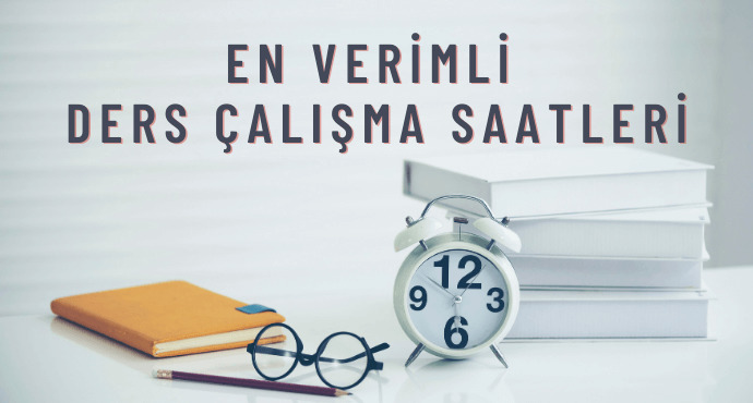 Senin en verimli ders çalışma saatin hangisi?