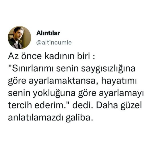 Sınırlarınız var mıdır?