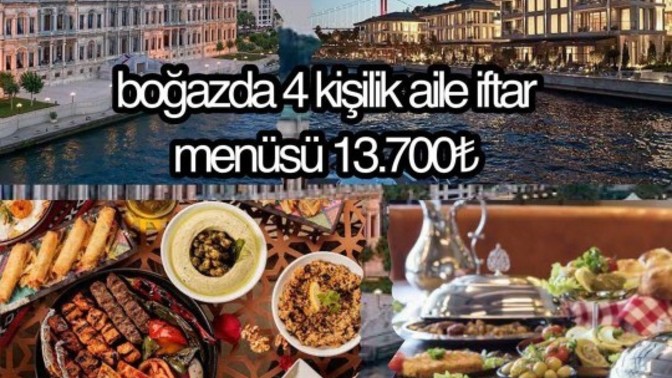 Siz dışarda iftar menüsüne ne kadar ödüyorsunuz?