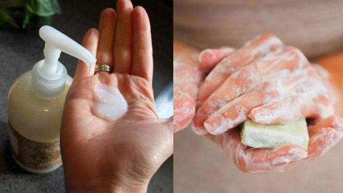 El yıkarken tercihiniz katı sabun mu, sıvı sabun mu?