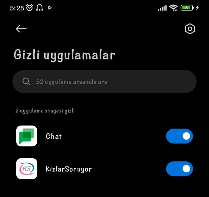 Telefonunuzda gizli uygulamalarda ne var?