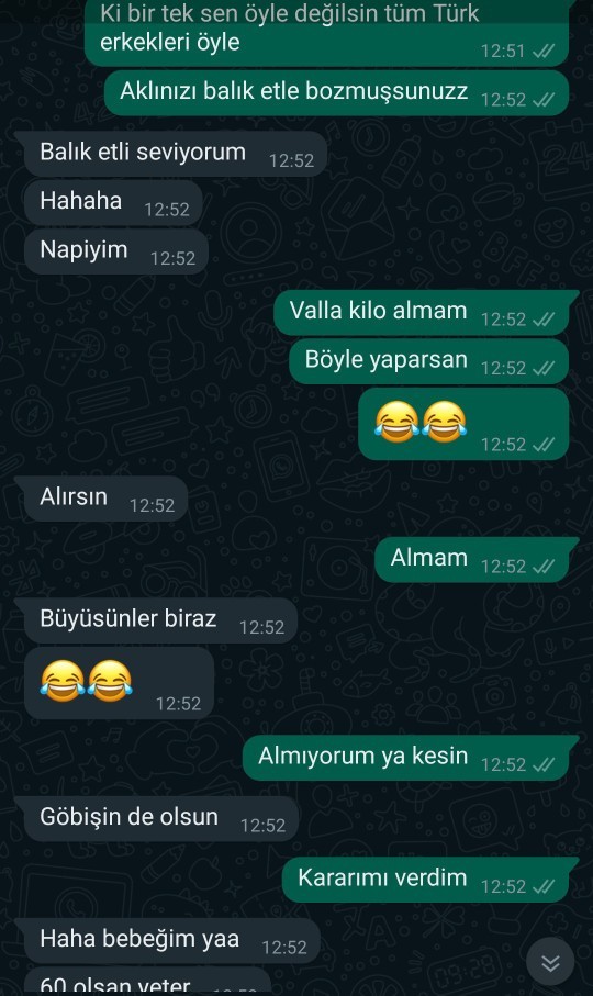 Kilo almamı istemesi normal mi, tepki vermeyi düşünüyorum ama kararsız kaldım?