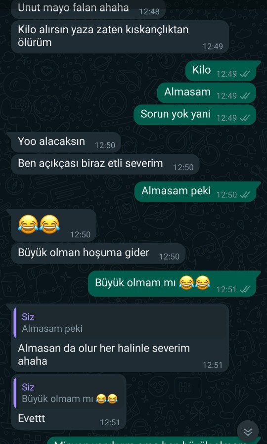 Kilo almamı istemesi normal mi, tepki vermeyi düşünüyorum ama kararsız kaldım?