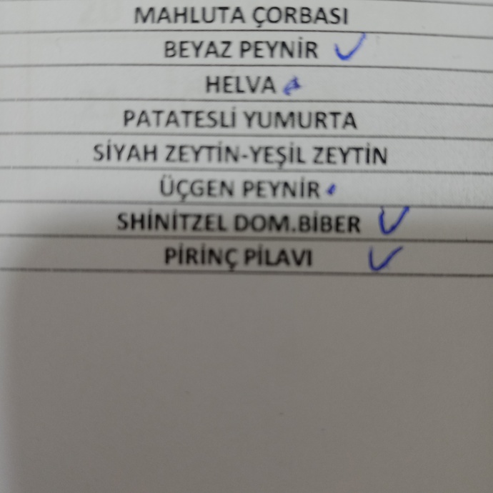 Sahur menülerini alalim?