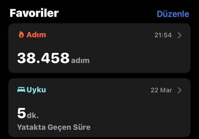 En fazla günde kaç bin adım attınız?