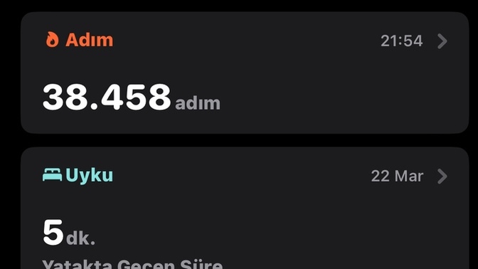 En fazla günde kaç bin adım attınız?