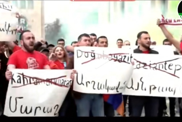 Önceden yaşadıkları yerlerin ismini ermenice yazmışlar