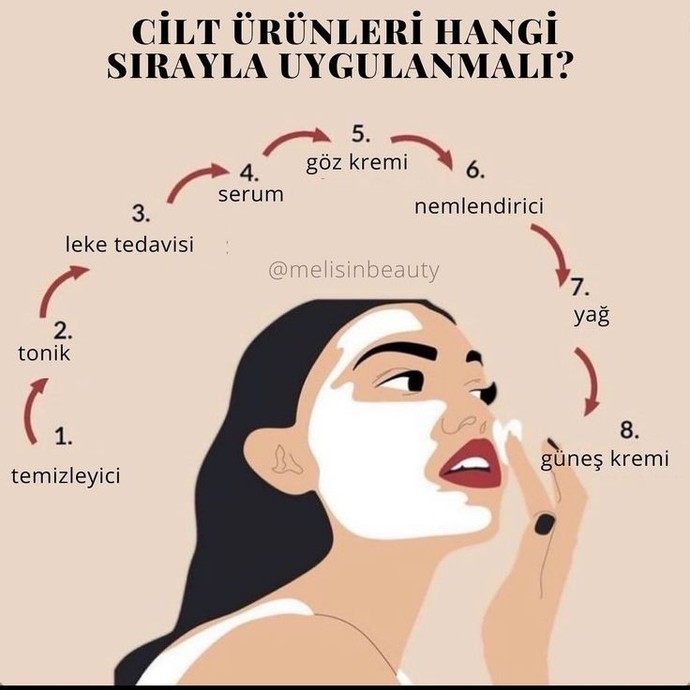 Cilt ürünlerini doğru sıraya göre kullanıyor musunuz?