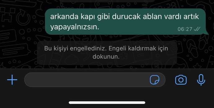 Ablanızdan böyle bir mesaj alsanız canınız acır mıydı?