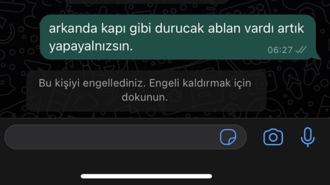 Ablanızdan böyle bir mesaj alsanız canınız acır mıydı?