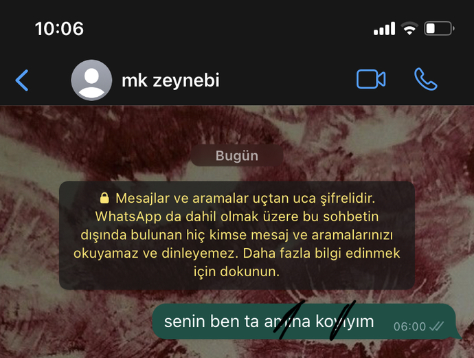 Biri size küfürlü mesaj atsa cevap verir misiniz?