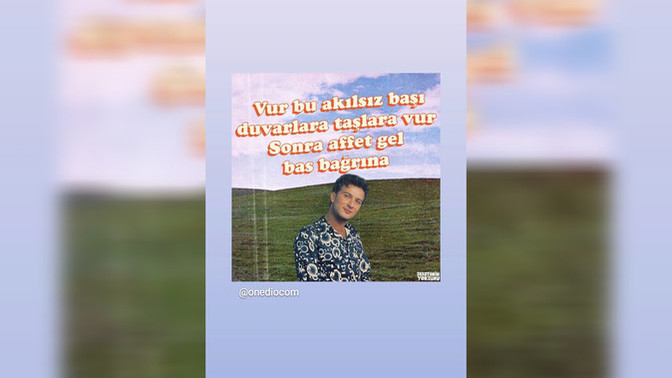 Aklınızda kalan bir Tarkan şarkı sözü bırakır mısınız?