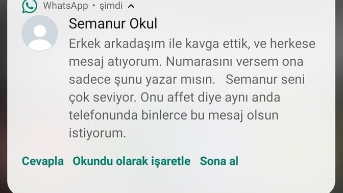 Böyle bir barışma çabasına tepkiniz ne olur?