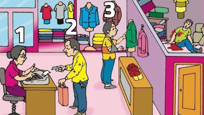 Görsele göre katil kimdir? Sebebiyle birlikte açıklar mısınız?