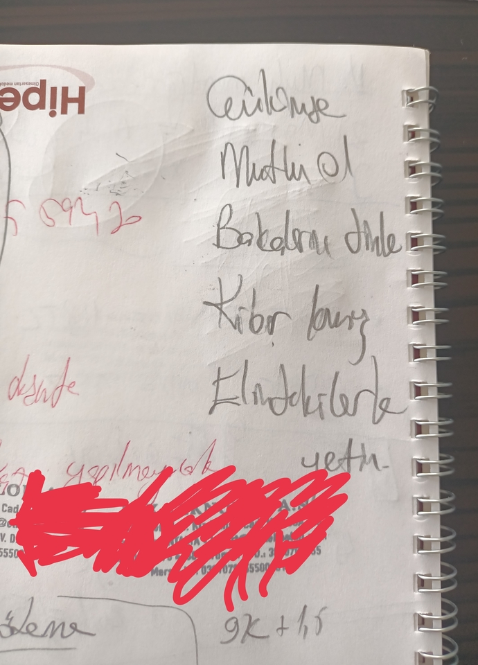 Kendinize verdiğiniz öğütler var mıdır?