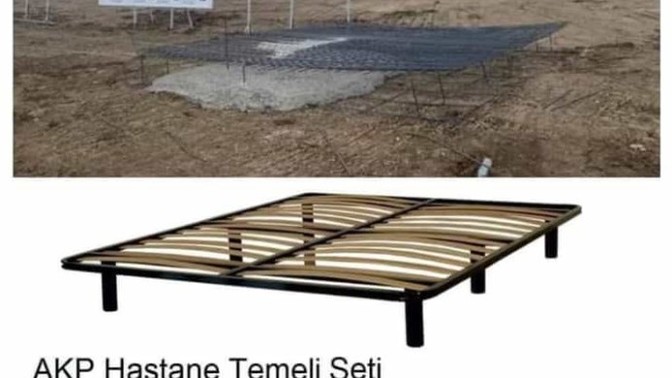 Hastanenin temeli atılmış bi hayırlı olsun yok mu?