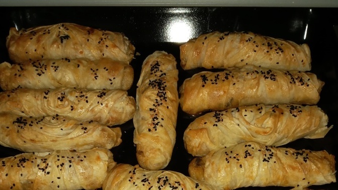 Sahur için milföy hamurundan börek yaptım, olmuş mu sizce?