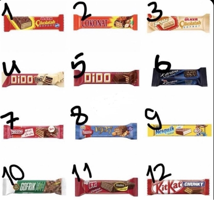 Benim 3,4,12 🤤🥳