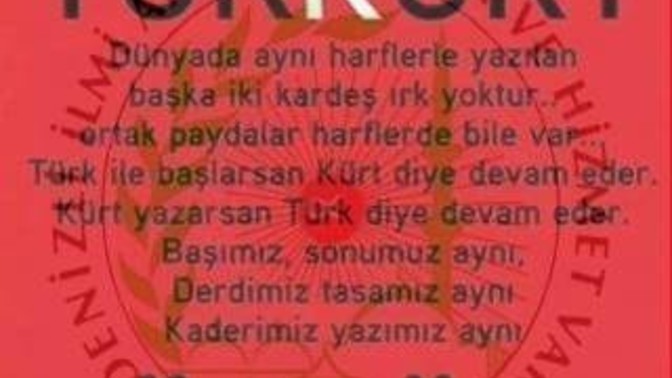 Kürt Ve Türk Kardeş Mi Düşman Mı?