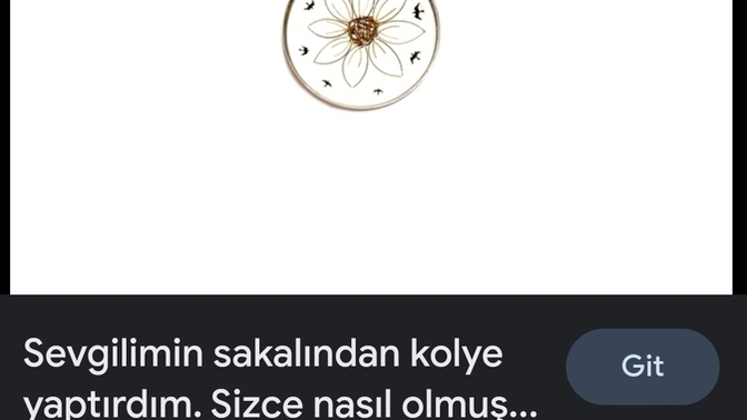 Sevgili sakalından, saçından kolye yaptırıyorlarmış. Siz yaptırıp takar mısınız?😊
