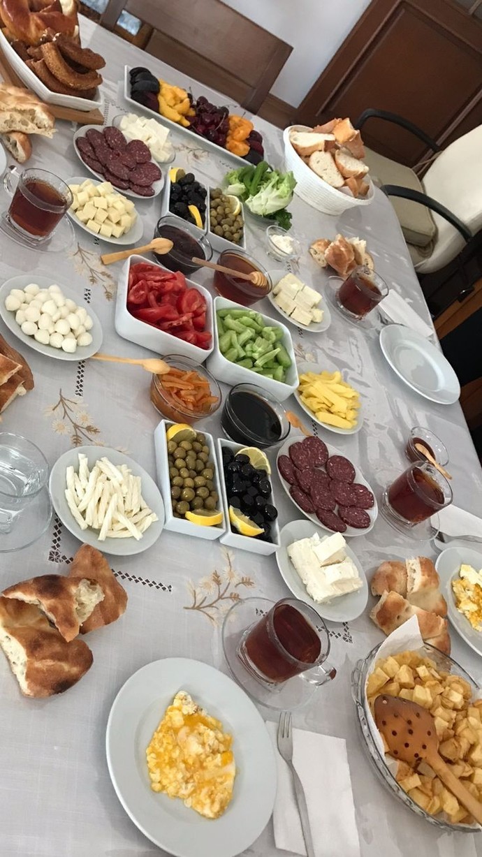 Bugün sahurda neler vardı?