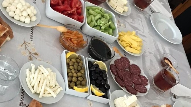 Bugün sahurda neler vardı?