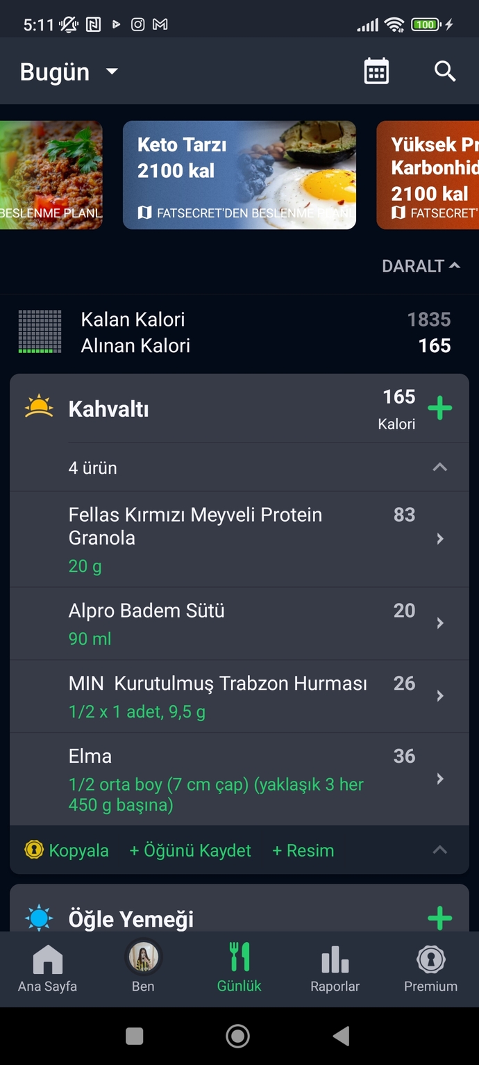 Sahurda yediğim fazla mı?